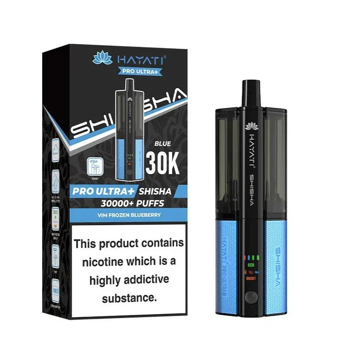 Hayati Pro Ultra Plus Shisha 30K Prefilled Pod Kit (Box of 5)