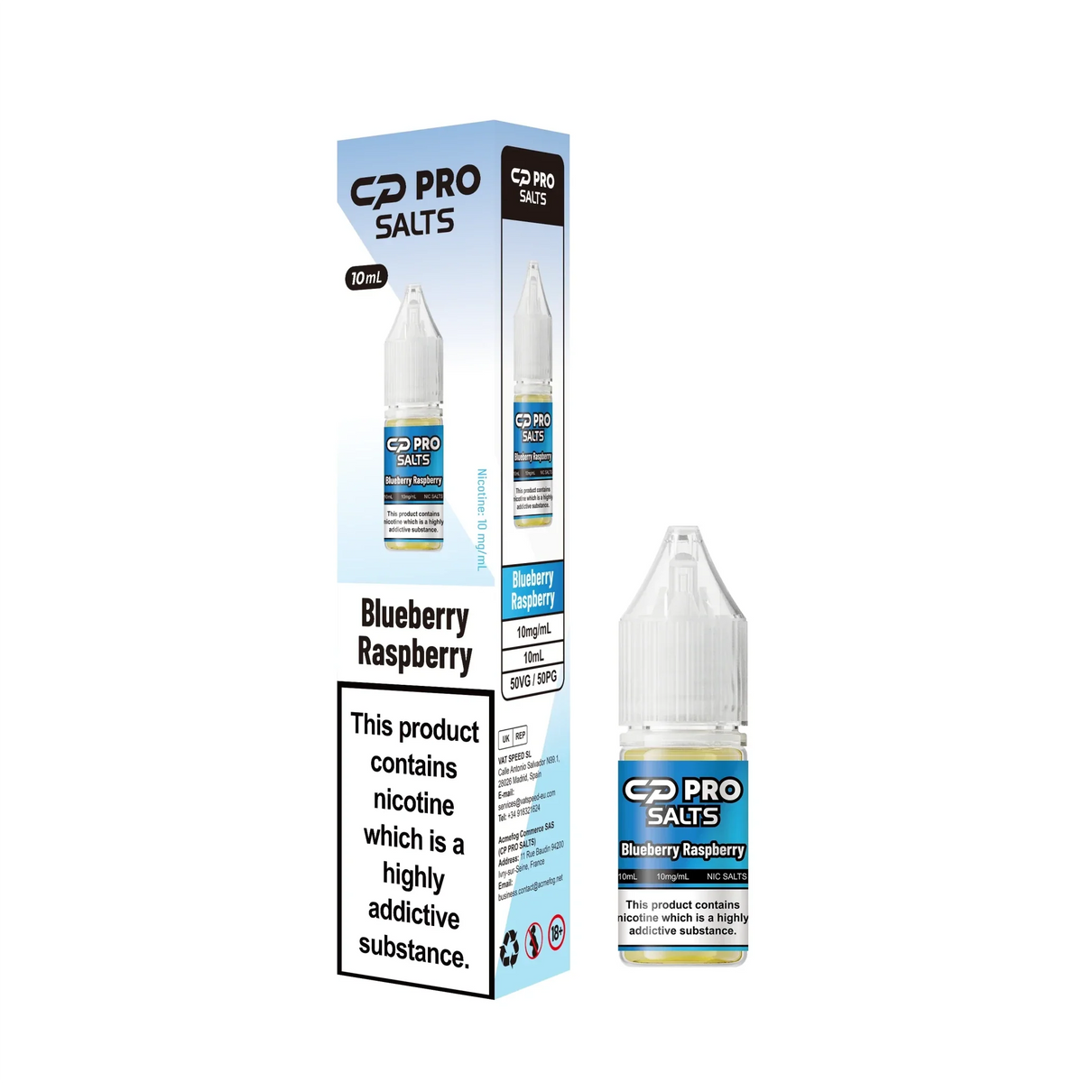 Crystal Pro CP Pro Nic Salt - Box of 10 - 10mg & 20mg