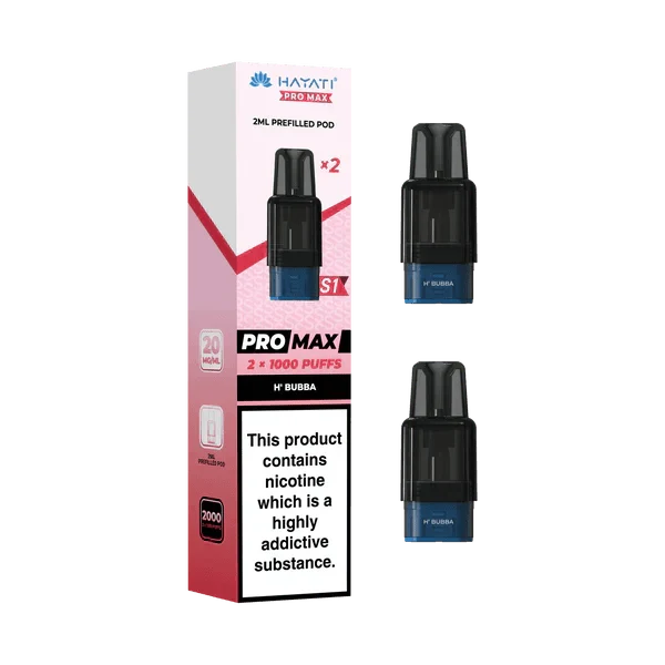 Hayati Pro Max S1 1000+ Prefilled Pods - Box 10