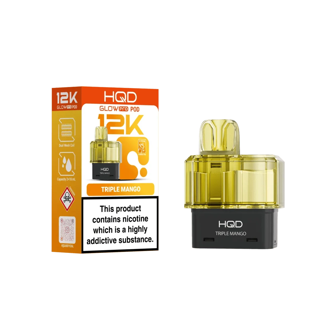 HQD Glow AIR 12K Prefilled Pods -Box of 5