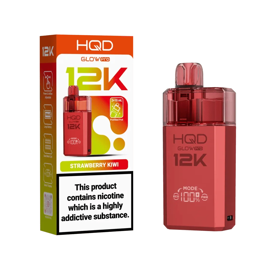HQD Glow Pro 12k Prefiiled Kit (Box of 5)