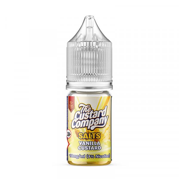 Pack of 10 The Custard Company 10ML Nic Salt