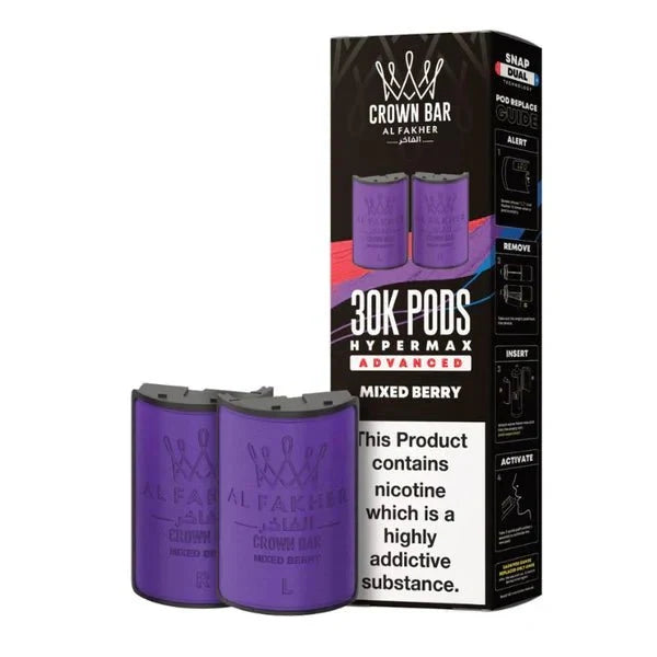 Al Fakher 30k Hypermax Pods-Box of 5