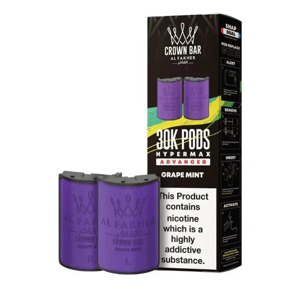 Al Fakher 30k Hypermax Pods-Box of 5