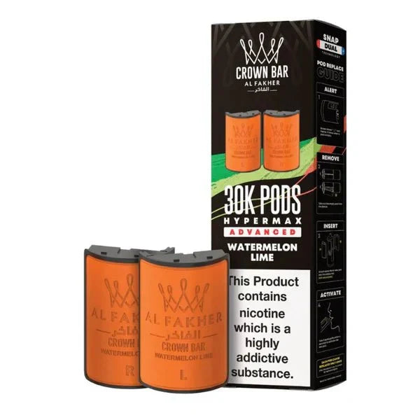 Al Fakher 30k Hypermax Pods-Box of 5