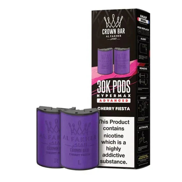 Al Fakher 30k Hypermax Pods-Box of 5