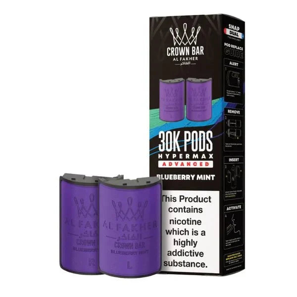 Al Fakher 30k Hypermax Pods-Box of 5