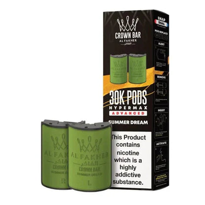 Al Fakher 30k Hypermax Pods-Box of 5
