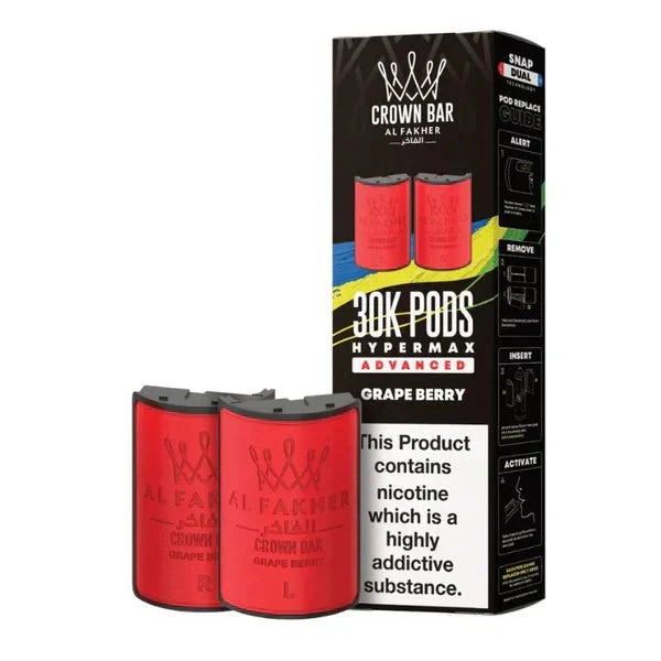 Al Fakher 30k Hypermax Pods-Box of 5