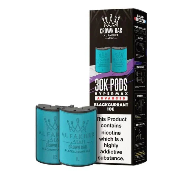 Al Fakher 30k Hypermax Pods-Box of 5