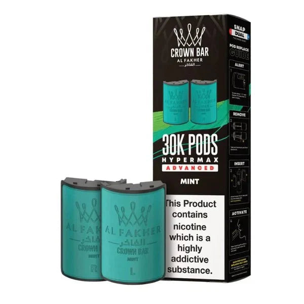 Al Fakher 30k Hypermax Pods-Box of 5