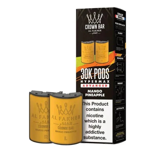 Al Fakher 30k Hypermax Pods-Box of 5