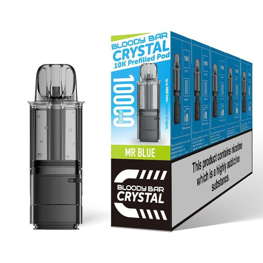Bloody Bar Crystal 10k Replacement Pods Pack of 5