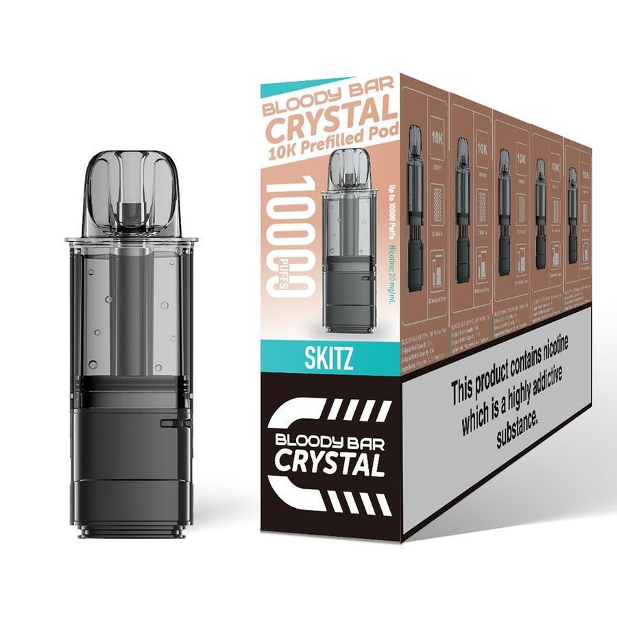 Bloody Bar Crystal 10k Replacement Pods Pack of 5