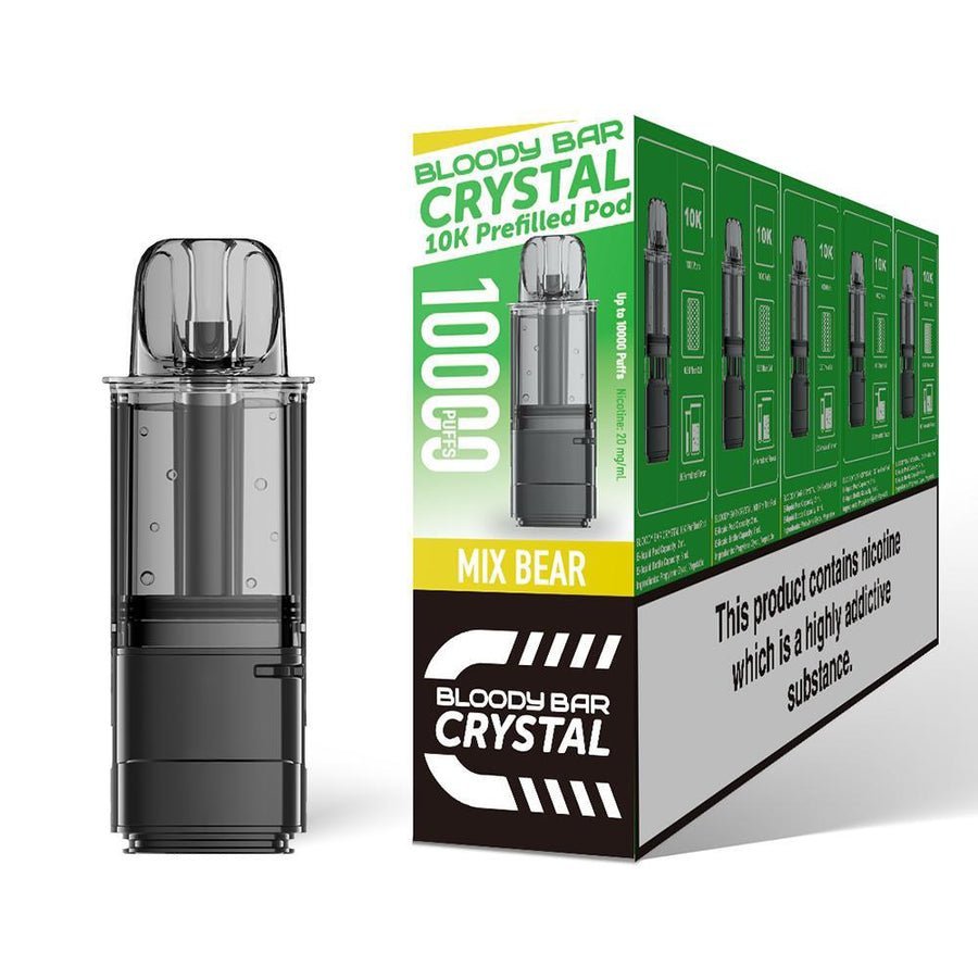 Bloody Bar Crystal 10k Replacement Pods Pack of 5
