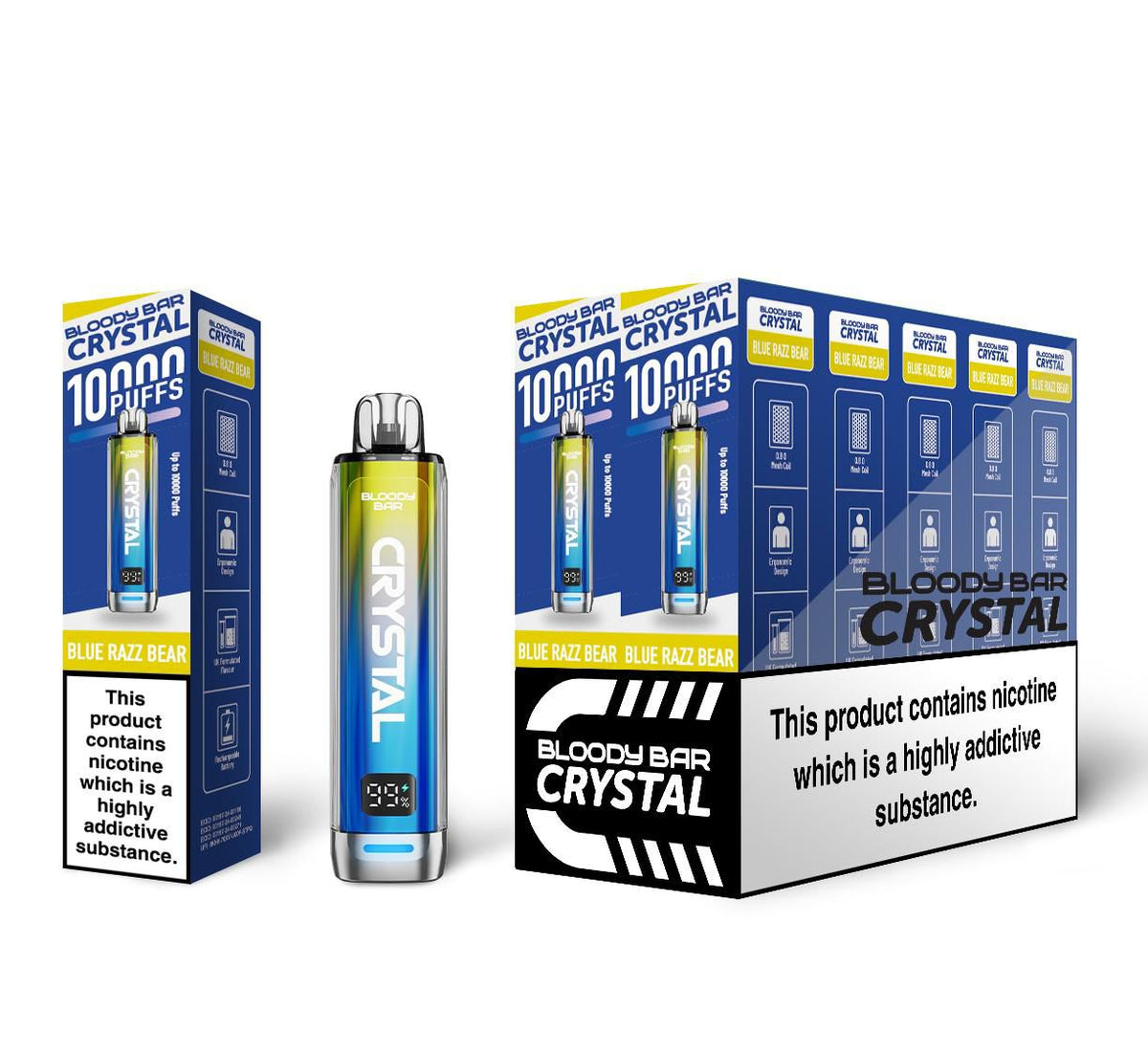 Bloody Bar Crystal 10k Vape Kit (Box of 5)