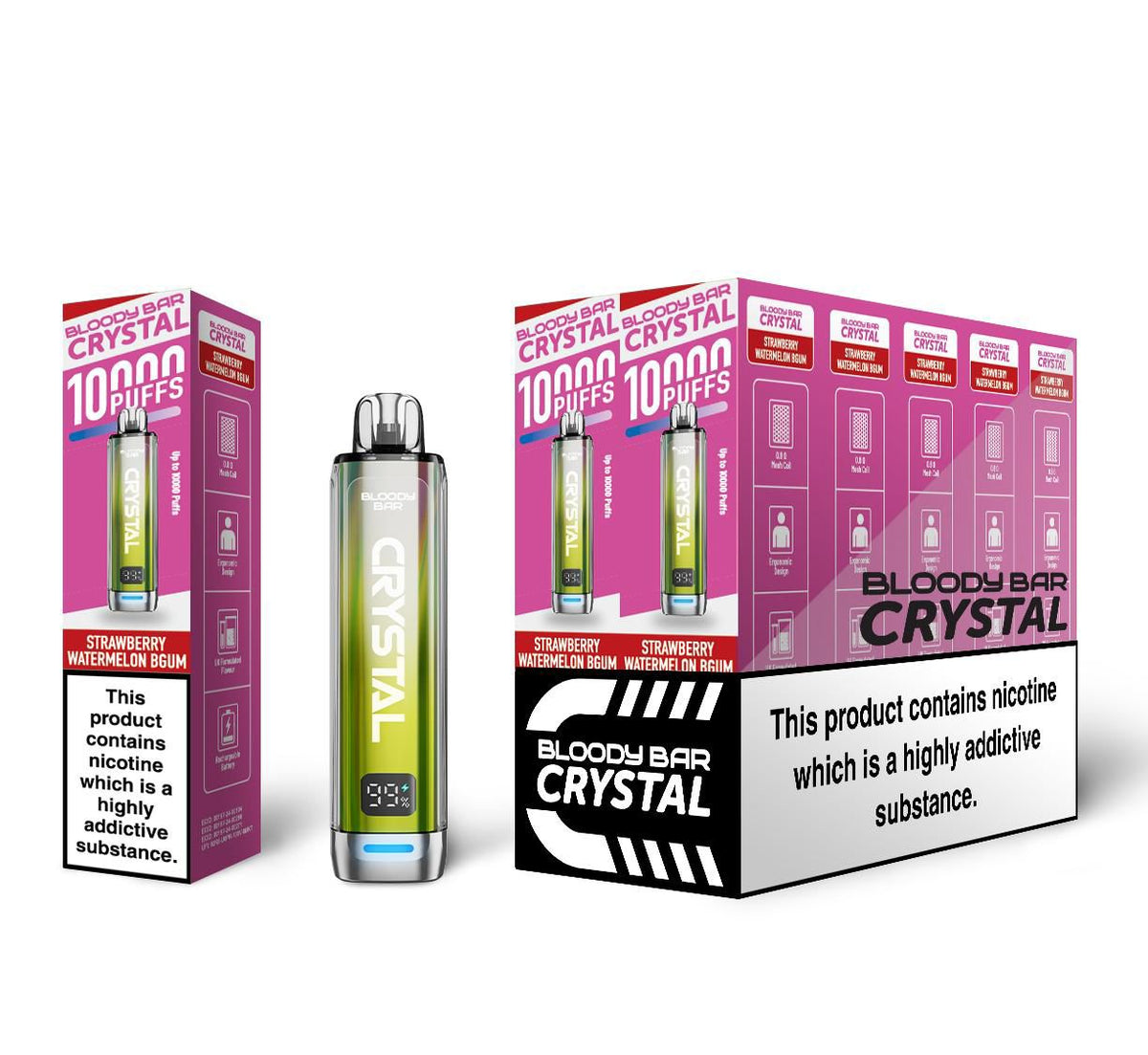 Bloody Bar Crystal 10k Vape Kit (Box of 5)