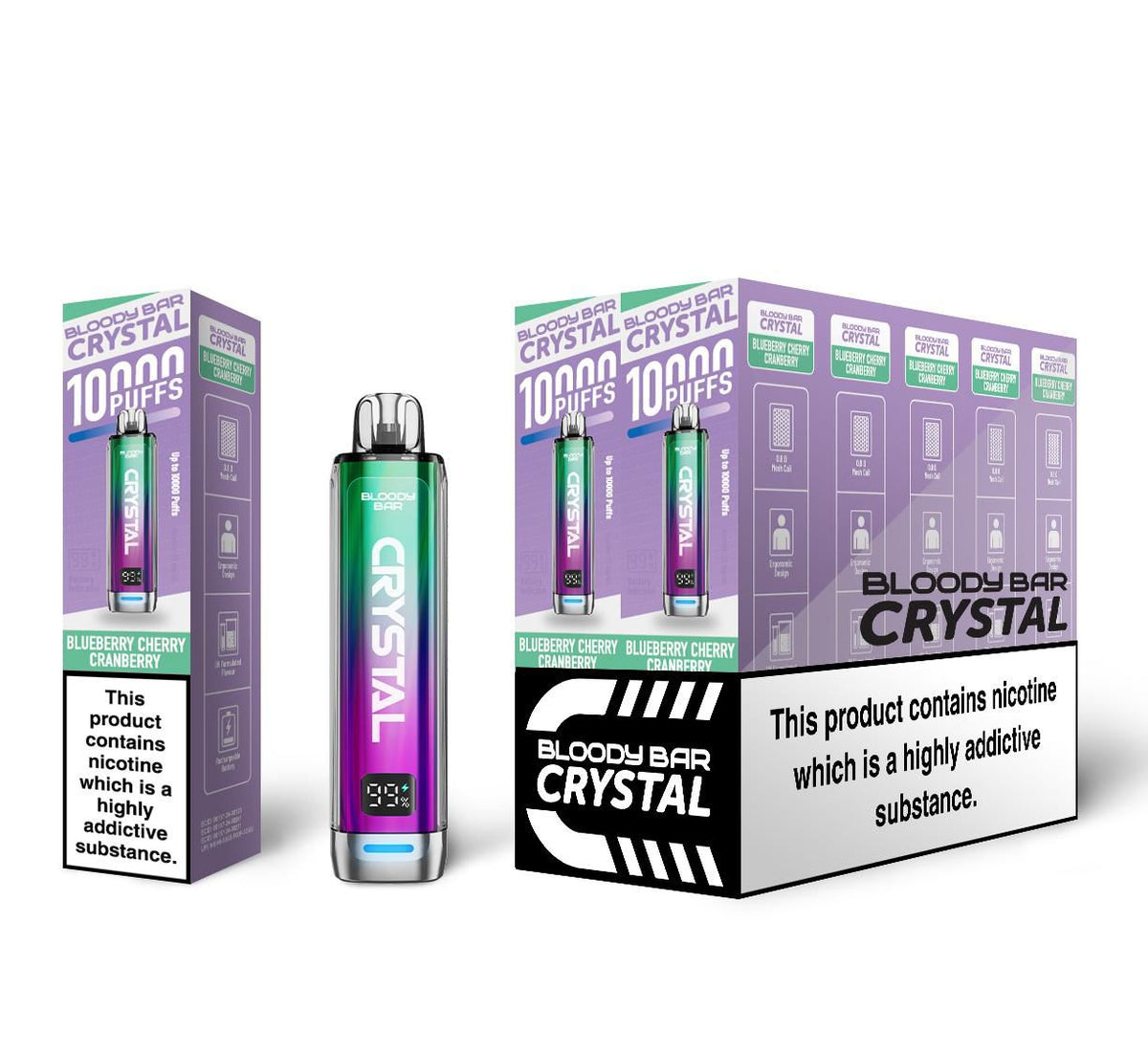 Bloody Bar Crystal 10k Vape Kit (Box of 5)