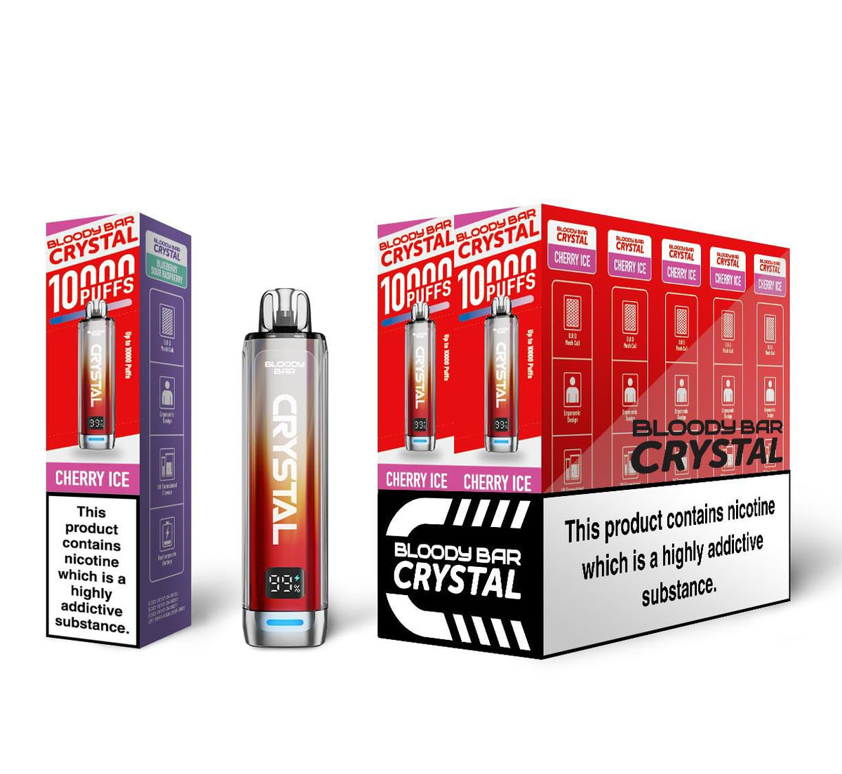 Bloody Bar Crystal 10k Vape Kit (Box of 5)