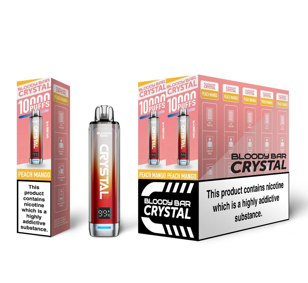 Bloody Bar Crystal 10k Vape Kit (Box of 5)