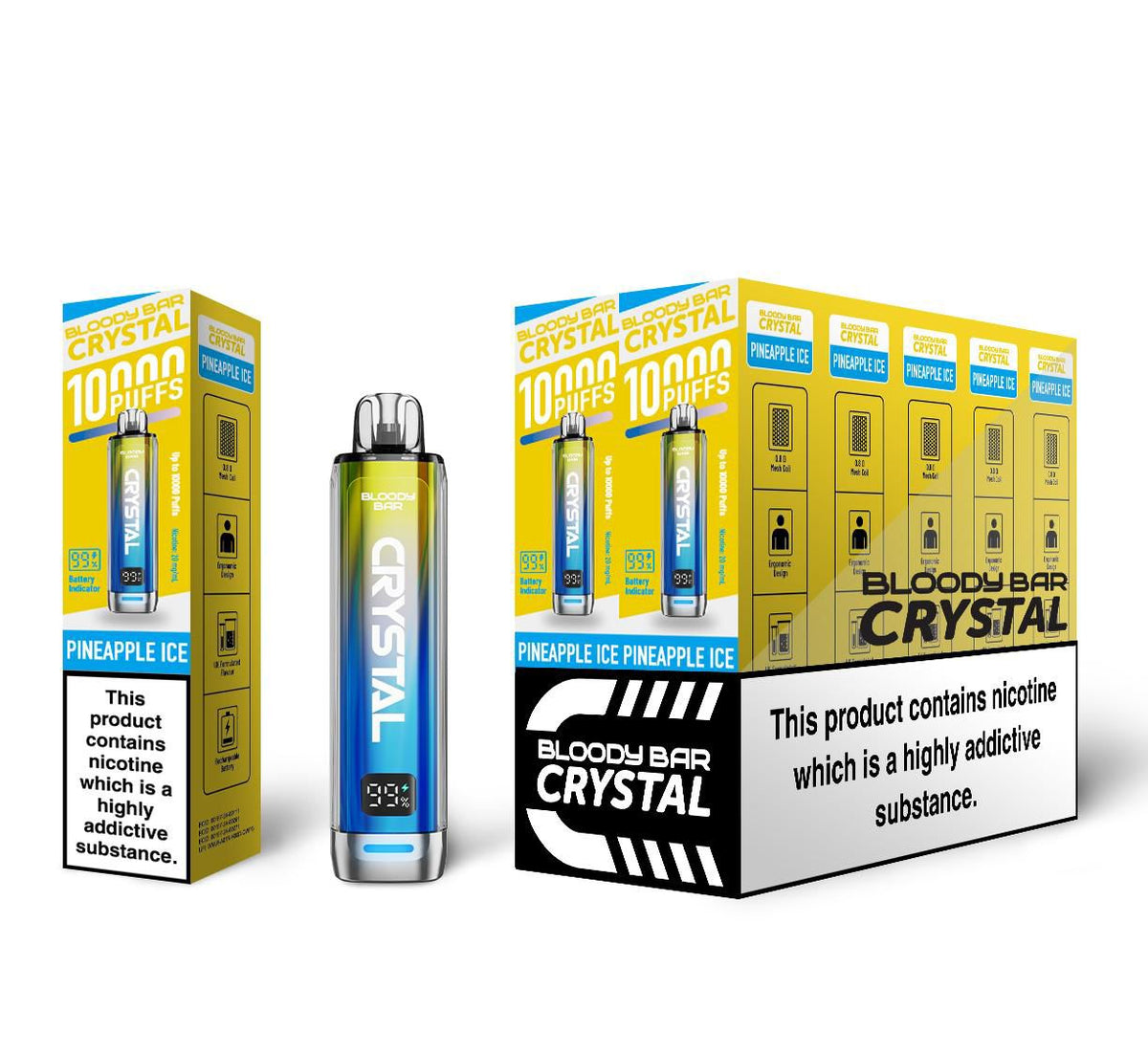 Bloody Bar Crystal 10k Vape Kit (Box of 5)