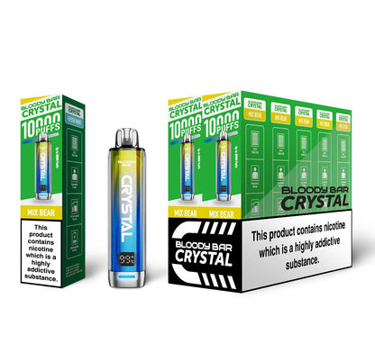 Bloody Bar Crystal 10k Vape Kit (Box of 5)