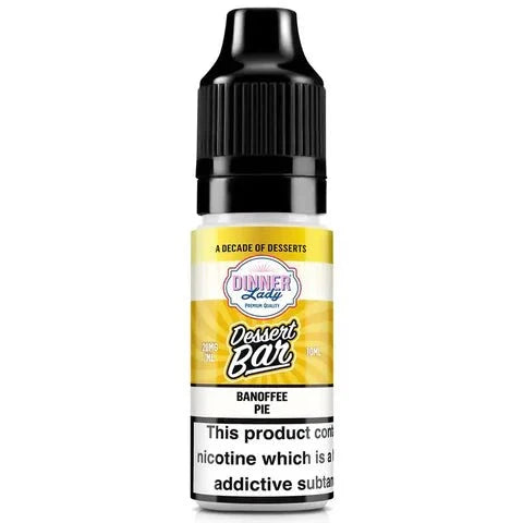Box of 10 - Dinner Lady Dessert Bar 10Ml Nic Salts