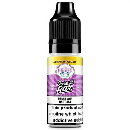 Box of 10 - Dinner Lady Dessert Bar 10Ml Nic Salts