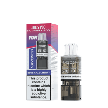 Box of 10 - Juicy Pod Novamax 10K Prefilled Pods