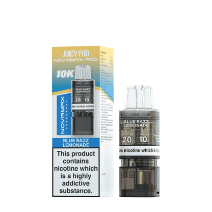 Box of 10 - Juicy Pod Novamax 10K Prefilled Pods