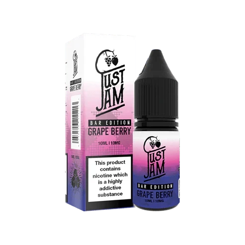 Box of 10 - Just Jam Bar Edition 10ML Eliquid Nic Salts