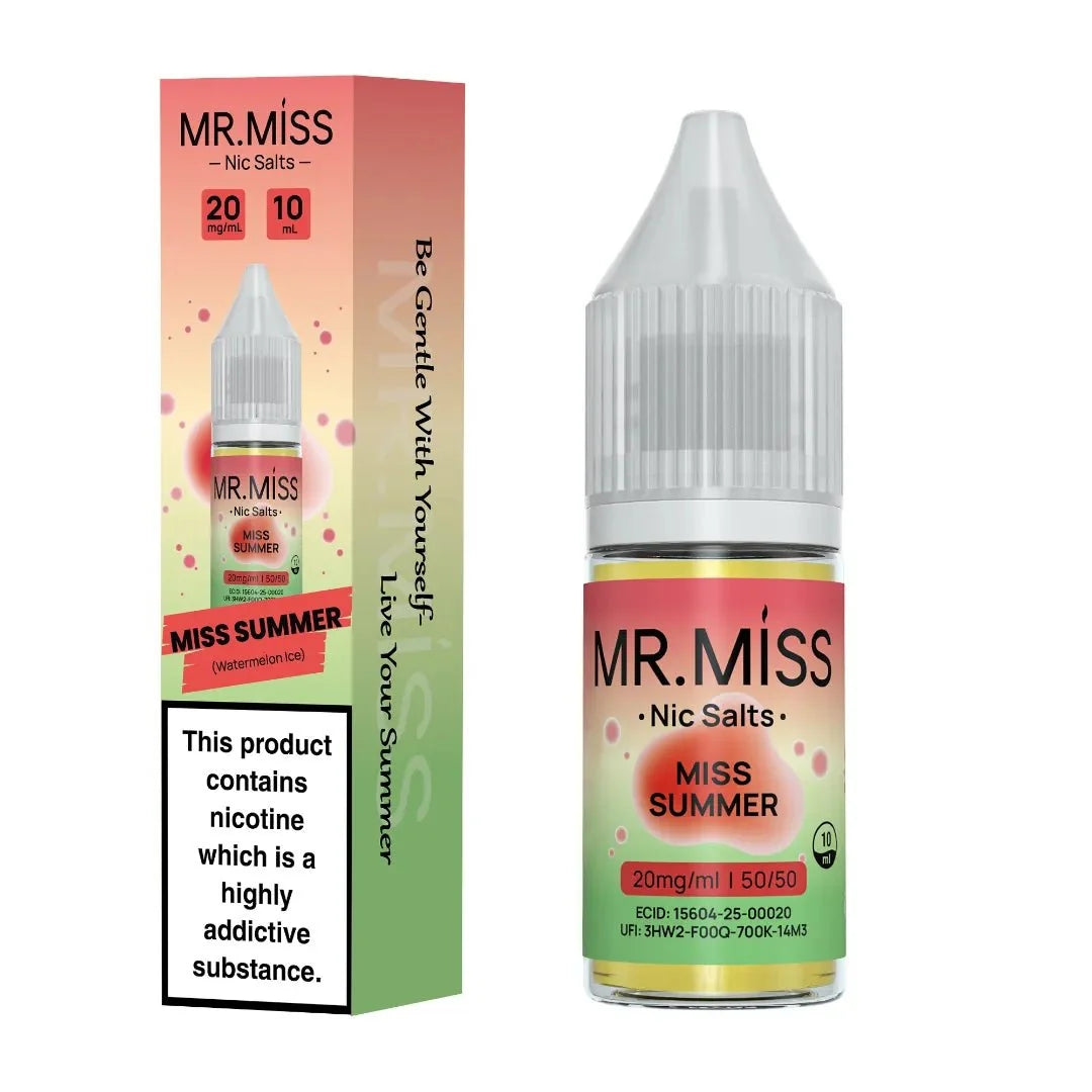 Box of 10 - Mr. Miss Nic Salts
