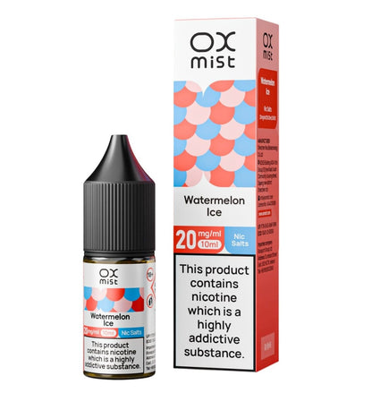 Box of 10 - OX Mist 10ML Nic Salts