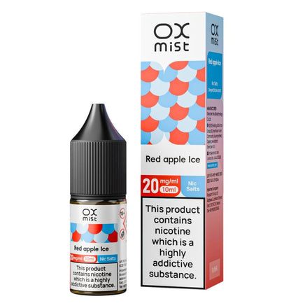 Box of 10 - OX Mist 10ML Nic Salts