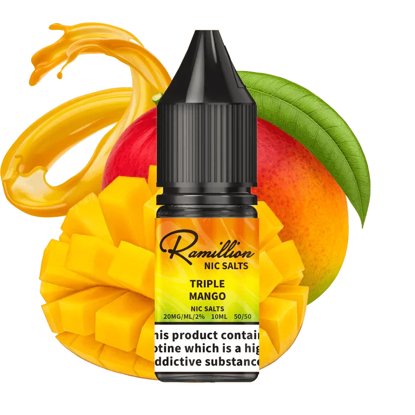 Box of 10- Ramillion 10ml E-liquid Nic Salt