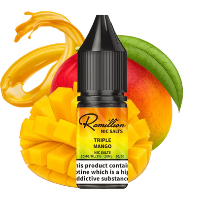 Box of 10- Ramillion 10ml E-liquid Nic Salt