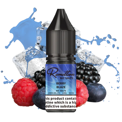 Box of 10- Ramillion 10ml E-liquid Nic Salt