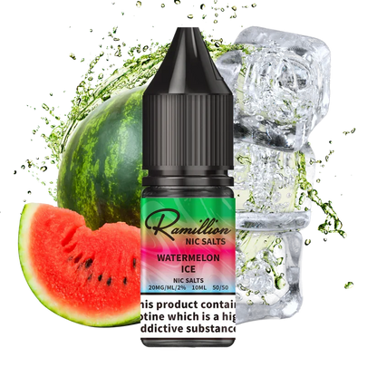 Box of 10- Ramillion 10ml E-liquid Nic Salt