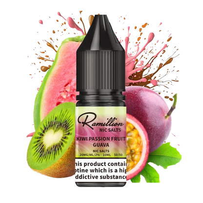Box of 10- Ramillion 10ml E-liquid Nic Salt