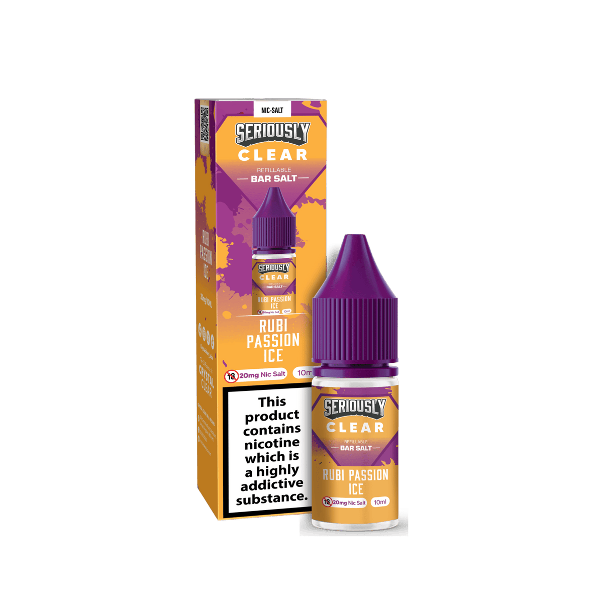 Box of 10 - Serioulsy Clear Nic Salt
