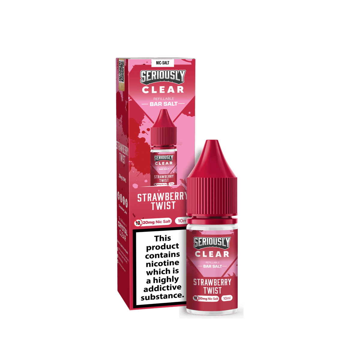 Box of 10 - Serioulsy Clear Nic Salt