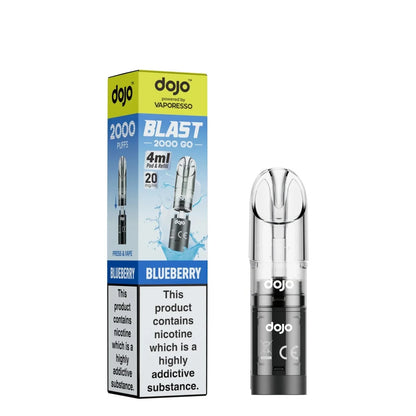 Box Of 10 - Vaporesso Dojo Blast Go 2000 Prefilled Refill Pods