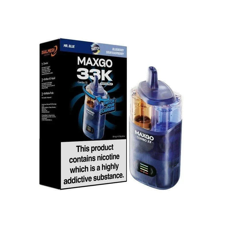 Relx Maxgo 33k Prefilled Pod Vape Kit (Box of 3)