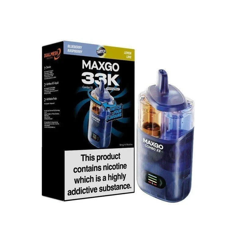 Relx Maxgo 33k Prefilled Pod Vape Kit (Box of 3)