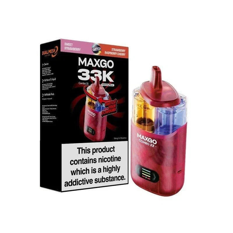 Relx Maxgo 33k Prefilled Pod Vape Kit (Box of 3)