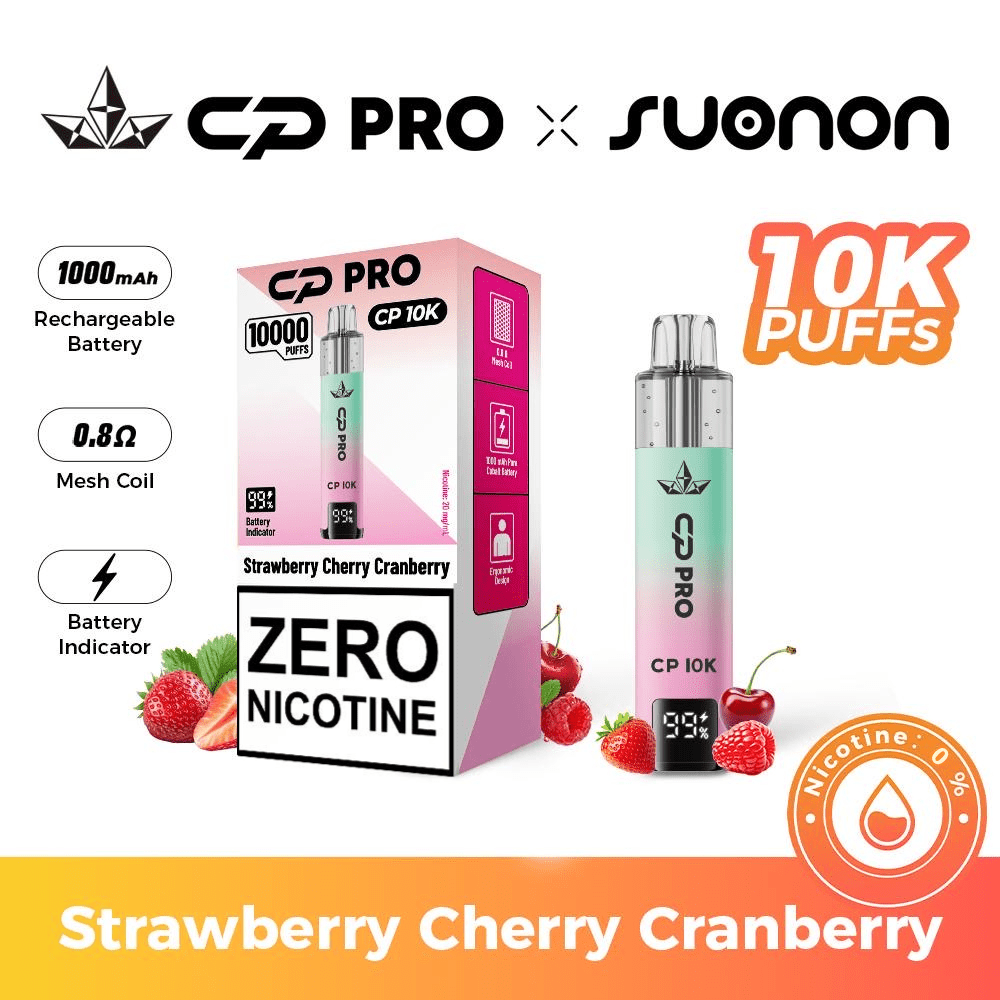 CP Pro CP10K Zero Nicotine (0mg) Prefilled Kit (Box of 5)