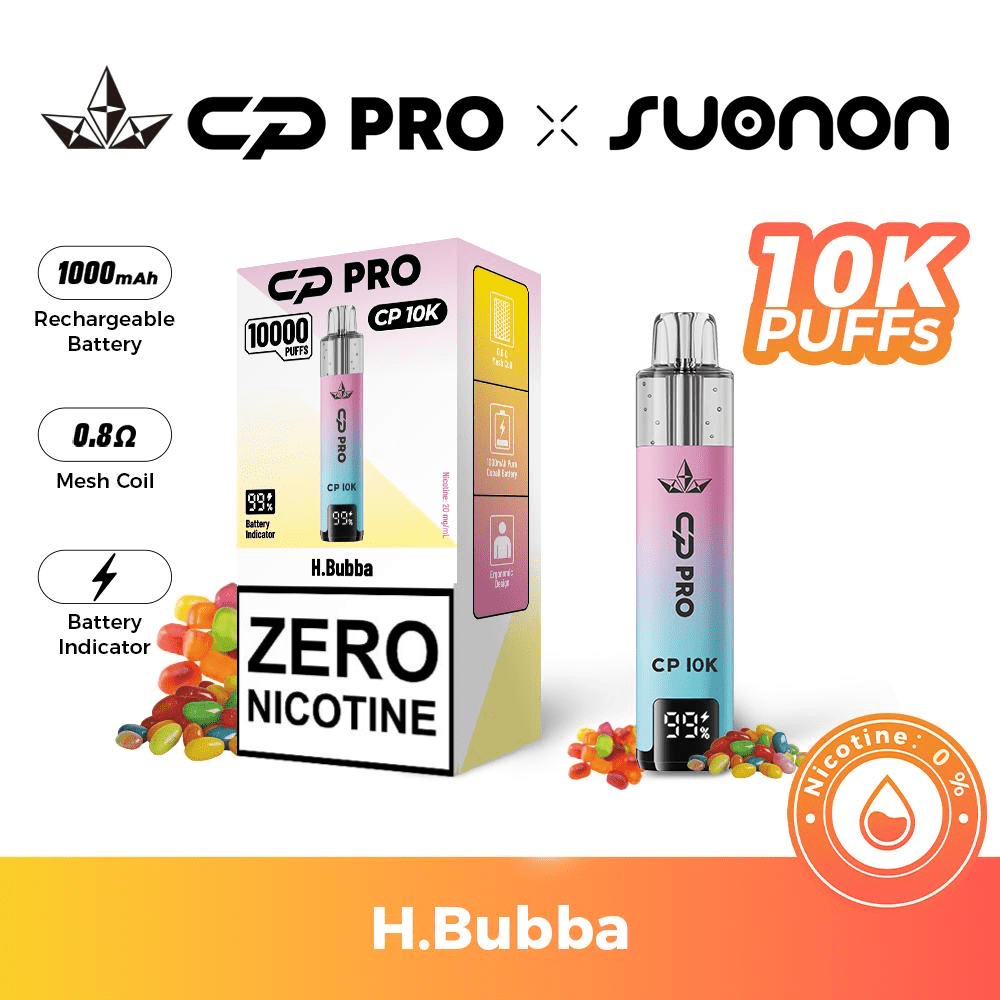 CP Pro CP10K Zero Nicotine (0mg) Prefilled Kit (Box of 5)