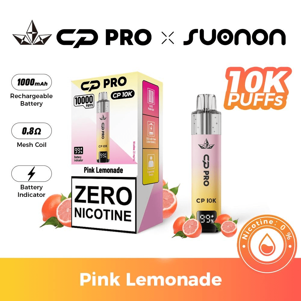 CP Pro CP10K Zero Nicotine (0mg) Prefilled Kit (Box of 5)