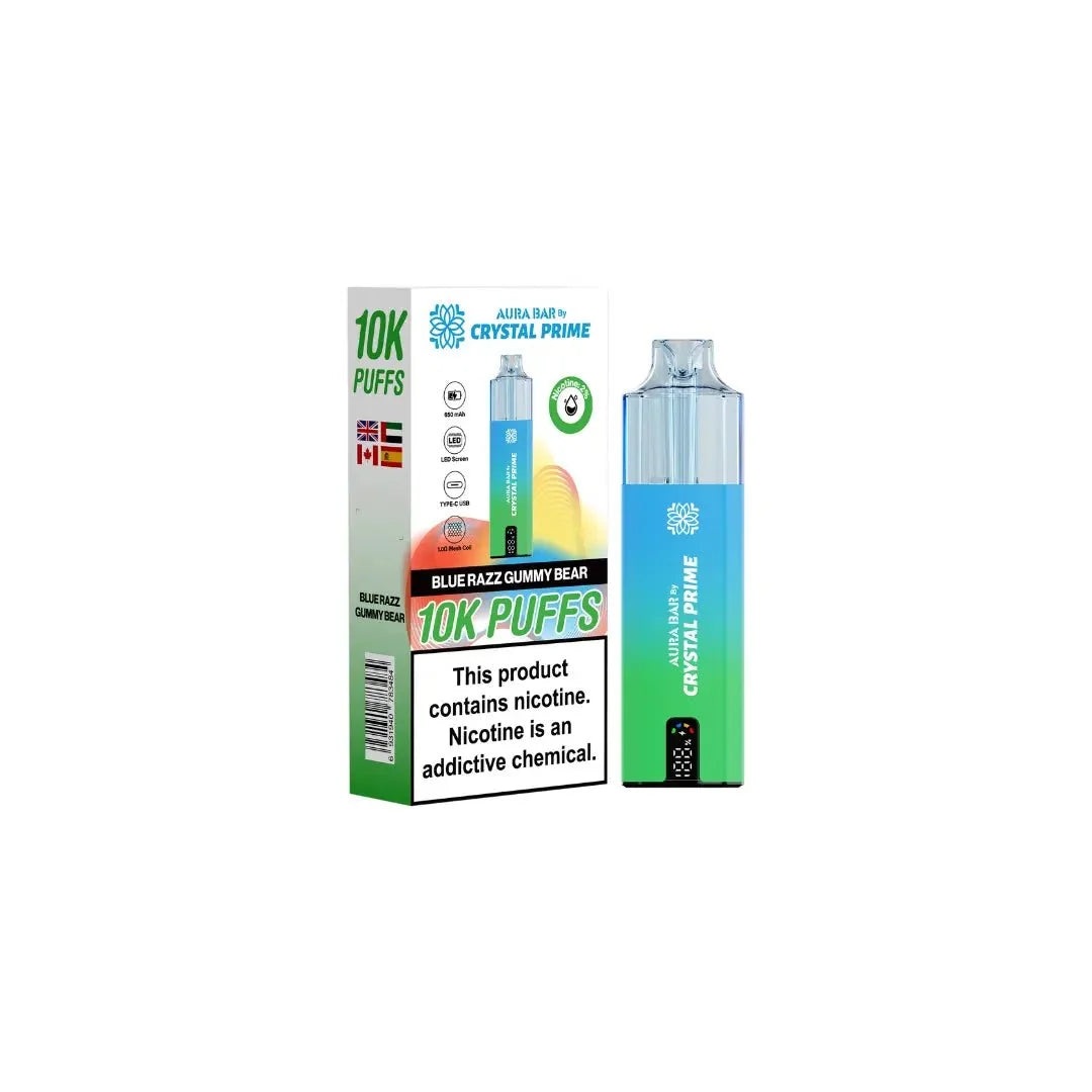 Crystal Prime Aura 10K Prefilled Pod Kit (Box of 5)