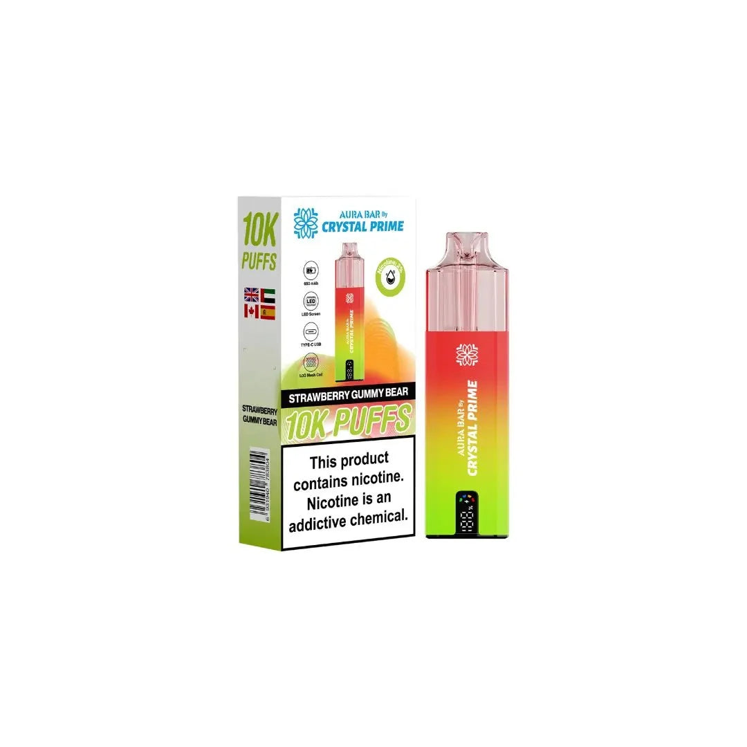 Crystal Prime Aura 10K Prefilled Pod Kit (Box of 5)